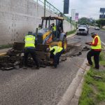 Habitantes de Jutiapa toman la CA-13 por abandono de trabajos de bacheo