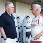 Ancelotti, presente en el entrenamiento del Real Madrid