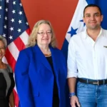 Zambrano se reúne con encargada de negocios de embajada y directora de asuntos de CA del Departamento de Estado de EEUU